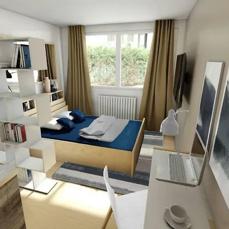 Studio Gare Metz Côté Cour Extérieur photo